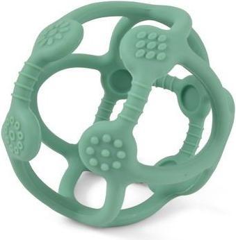 Magni - Teether ball in LFGB silicone, dusty green (3026)