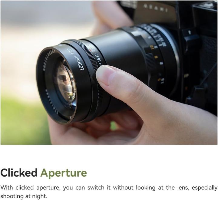 TTArtisan 100mm f/2,8 pour M42 (Noir)