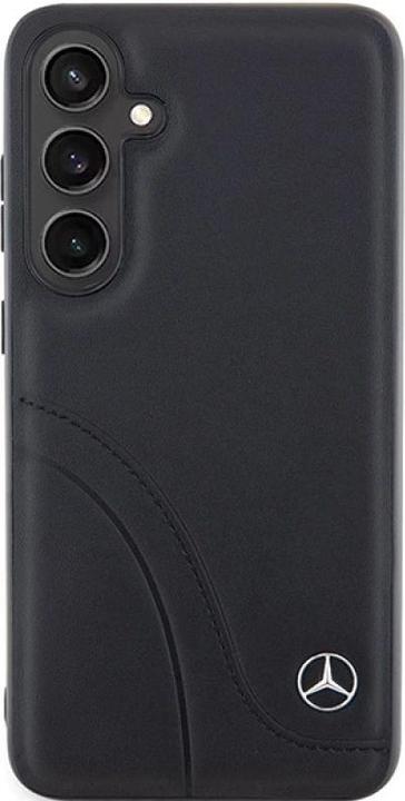 Produktbild Mercedes MEHCS23RBCSK S921 czarny/black hardcase Leather Curved Stitches (Samsung Galaxy S24)