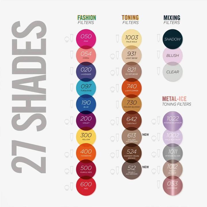 Produktbild Revlon Professional Nutri Color Creme - Golden Ash Brown 613 (Hell Braun)