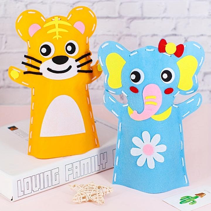 Produktbild Activity Board Kinder DIY Non Woven Handmade Tier, DIY Hand Marionette Tiere, Kunst und Handwerk Hand Spielzeug