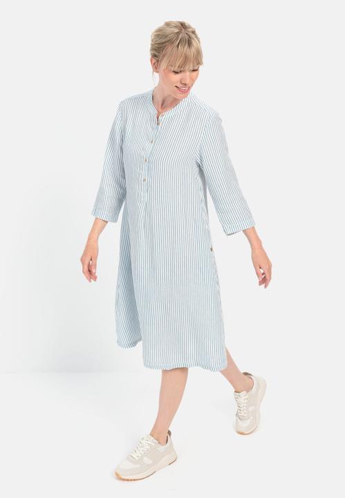 Image du produit Camel Active Robe à enfiler avec col montant en lin mélangé (XS)