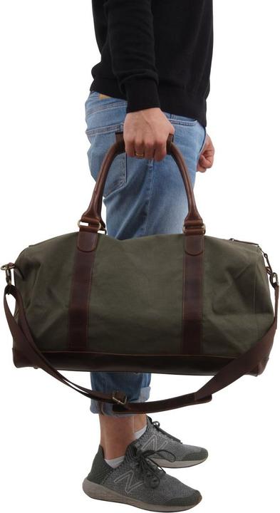 Immagine prodotto Buckle & Seam Weekender Willow Canvas Verde/Blu (37 l)