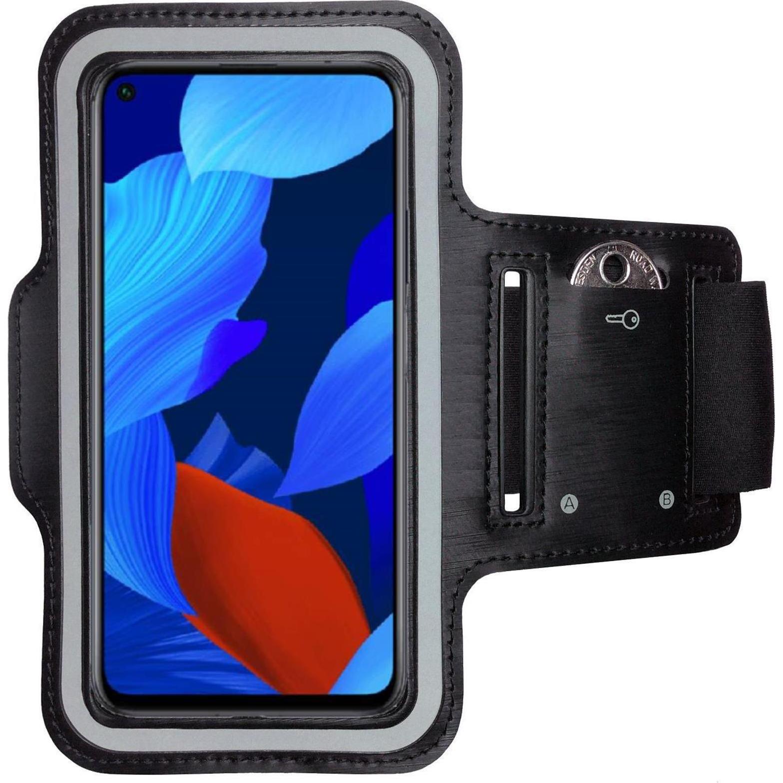 CoverKingz Sportarmband für Huawei Nova 5T, Smartphone Sportarmband, Schwarz