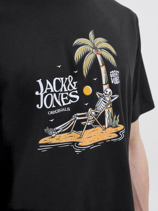 Produktbild Jack & Jones Gedruckt Rundhalsausschnitt T-shirt T-shirt (XS)