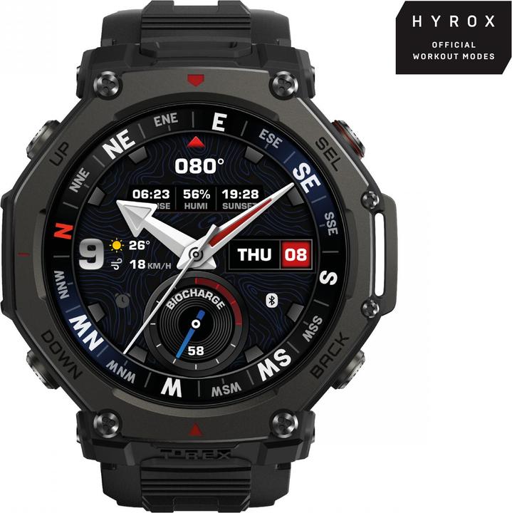 Image du produit Amazfit T-Rex 3 Pro Tactical Black, W2443EU1N (48 mm)