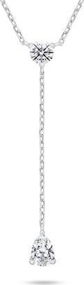 Produktbild Brilio Silver - Silver women's necklace with zircons NCL194W