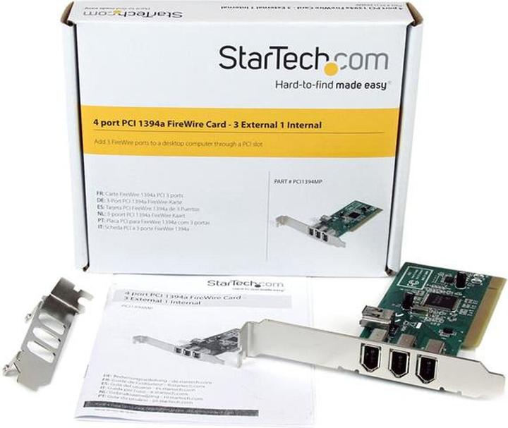 Image du produit StarTech Carte Adaptateur Pci Firewire