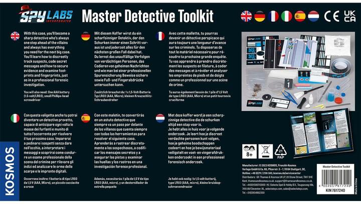 Image du produit Kosmos Detektivausrüstung Spy Labs – Master Detective Toolkit