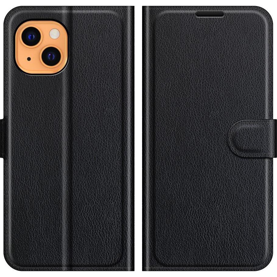 Cover-Discount Etui Hülle (Apple iPhone 13 mini), Smartphone Hülle, Schwarz