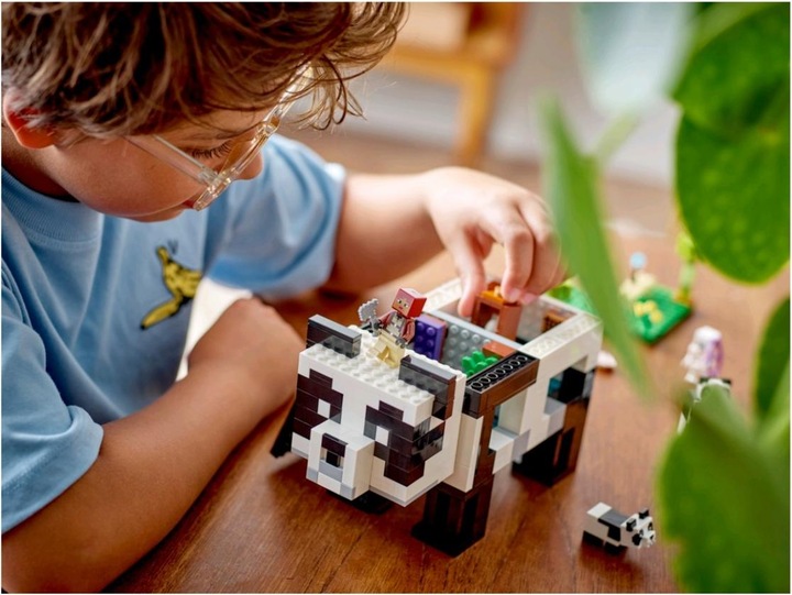 Image du produit LEGO La maison des pandas (21245, LEGO Minecraft)