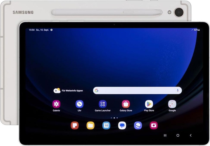 Produktbild Samsung Galaxy Tab S9 (5G, 11", 256 GB, Beige)