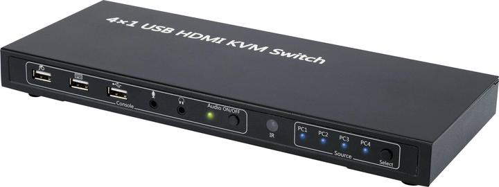 Produktbild SpeaKa Professional 4Ã—1 HDMI KVM Switch mit USB