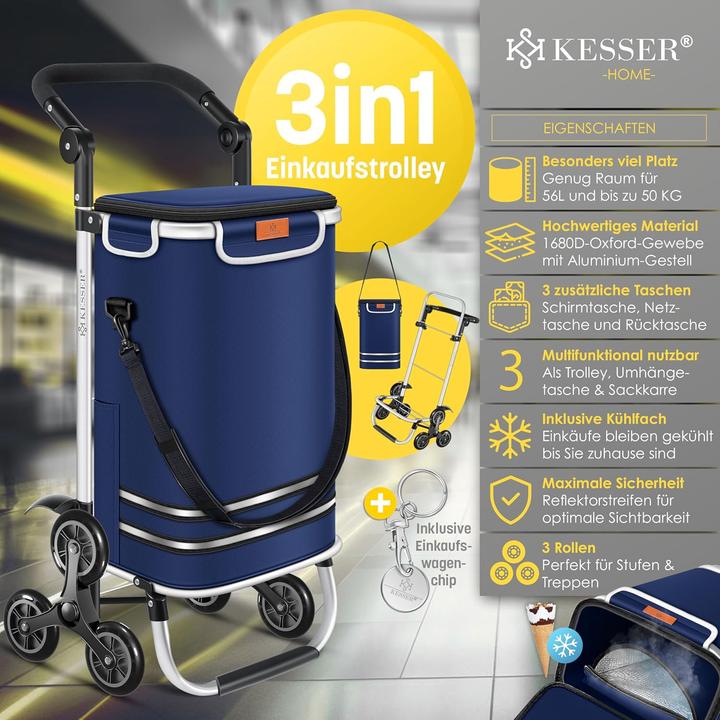 Image du produit Kesser Einkaufstrolley mit Kühlfach