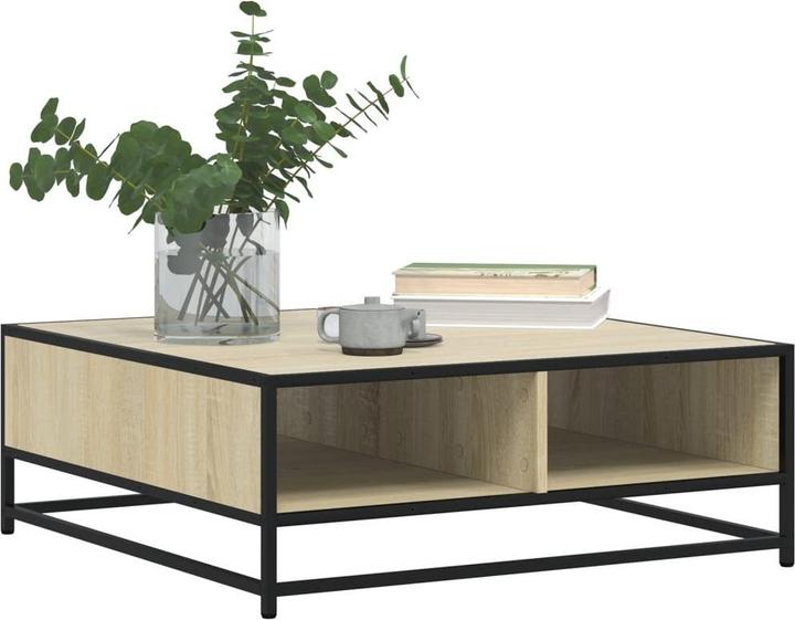 Immagine prodotto vidaXL Tavolino Tavolino da salotto Tavolino da divano Tavolino da tè Rovere Sonoma (80 x 80 x 30 cm)