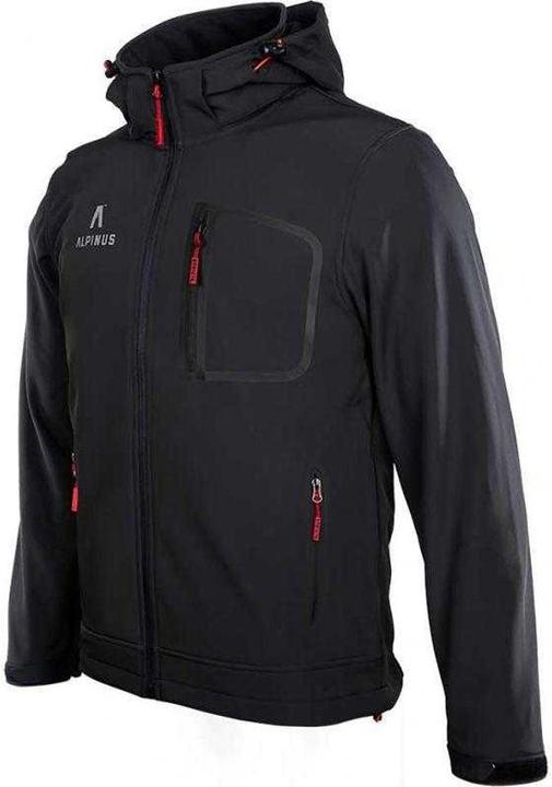 Immagine prodotto Alpinus Stenshuvud Softshelljacke, schwarz (XL)