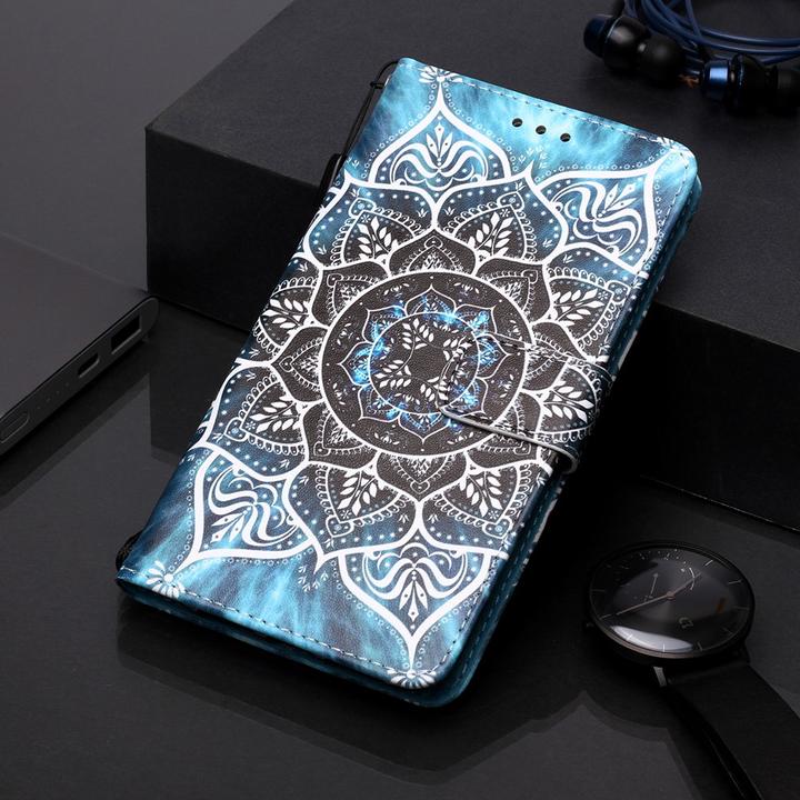 Produktbild Ueli Express iPhone 11 Buch Etui Tasche mit Kartenfach Mandala (Apple iPhone 11)
