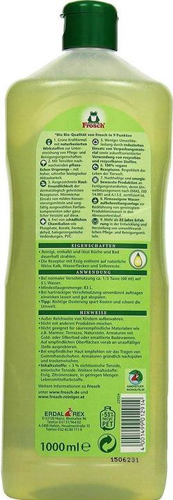 Immagine prodotto Frosch Detergente per aceto