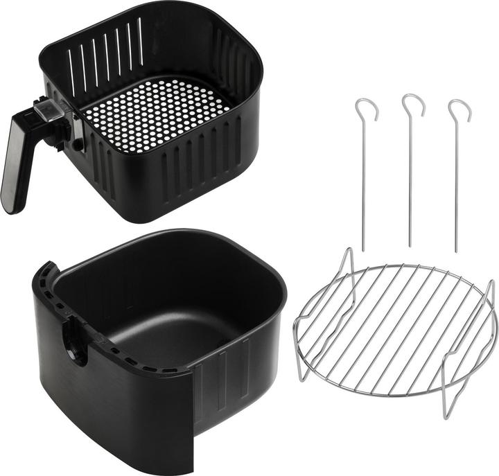 Produktbild Adler Tischgrill AD 6317 Air Fryer Ofen, 12 Programme, 5,5 L, Schwarz