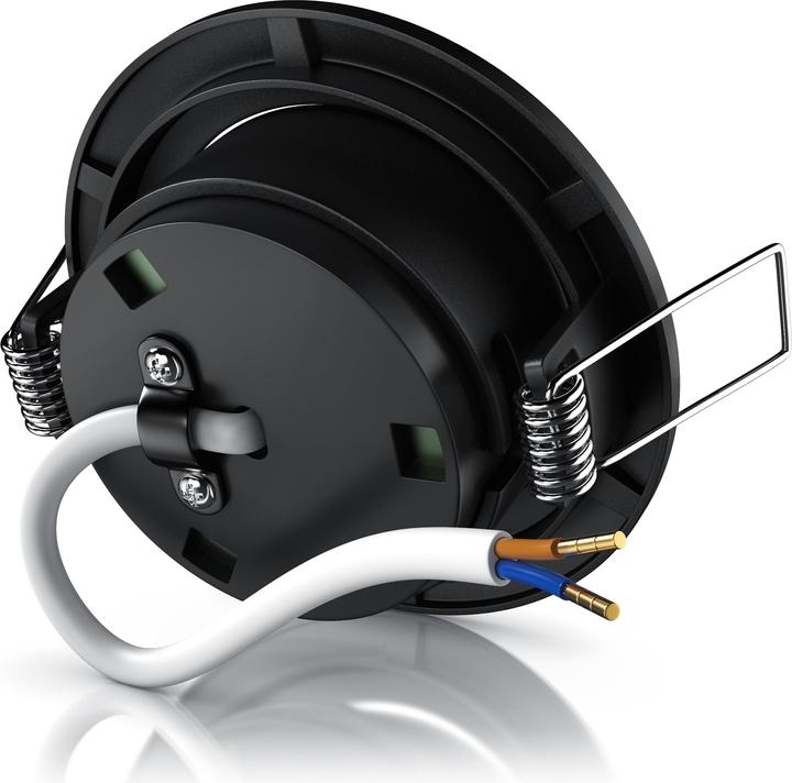 Produktbild Brandson 2x LED Deckenspot, dimmbar & schwenkbar, Einbaustrahler, Einbauleuchte, Einbauspot, schwarz, 2er Set (320 lm)