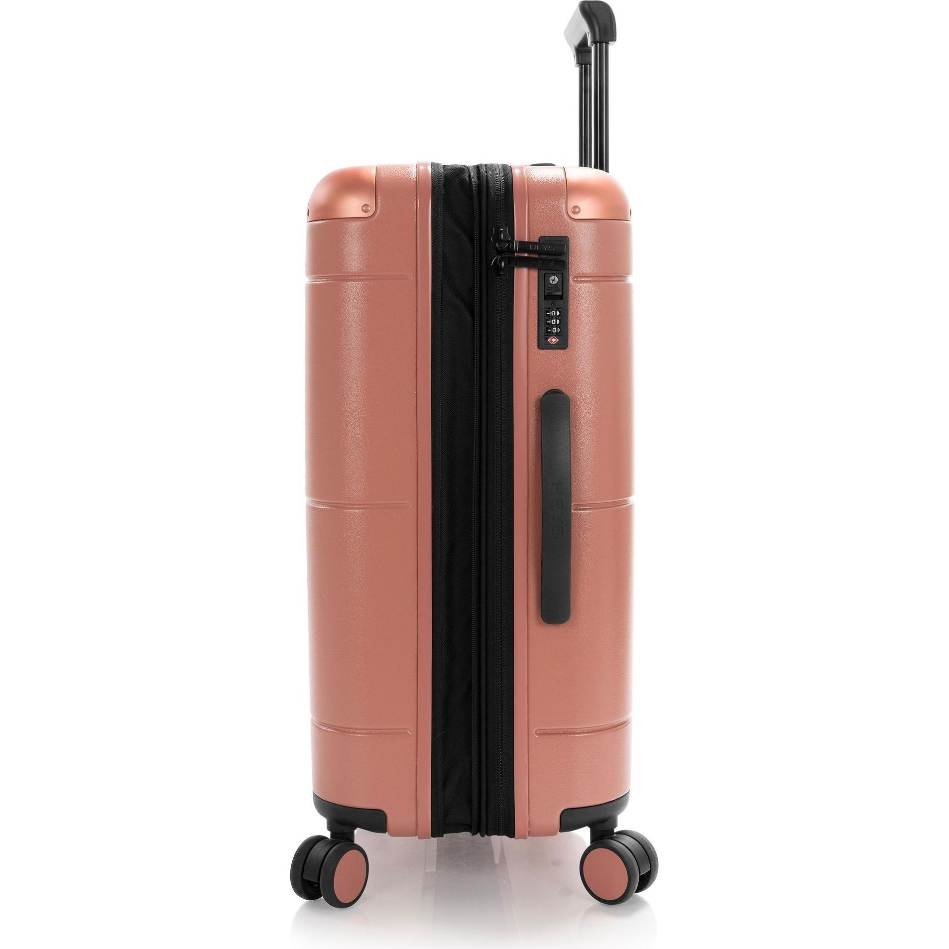 Thumbnail - Heys, Koffer, Zen 4 Rollen Trolley M 66 cm mit Dehnfalte, Rosa, (67 l, M (50 - 90l))