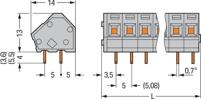 Actual product image Wago Terminal strip