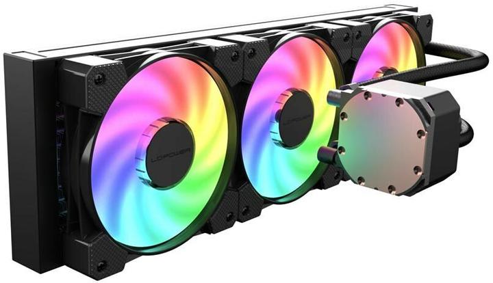 Actual product image LC-Power LC-CC-360-B-ARGB JetFlow Series water cooling 360mm
