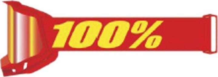 Produktbild 100% ACCURI 2 Goggle Red - Mirror Red Lens (Mirror Red Lens, Mirror Red)