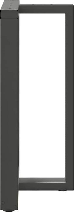Produktbild VidaXL Bartischbeine T-Form 2 Stk. Anthrazit 60x35x(91-92) cm Stahl Tischbein