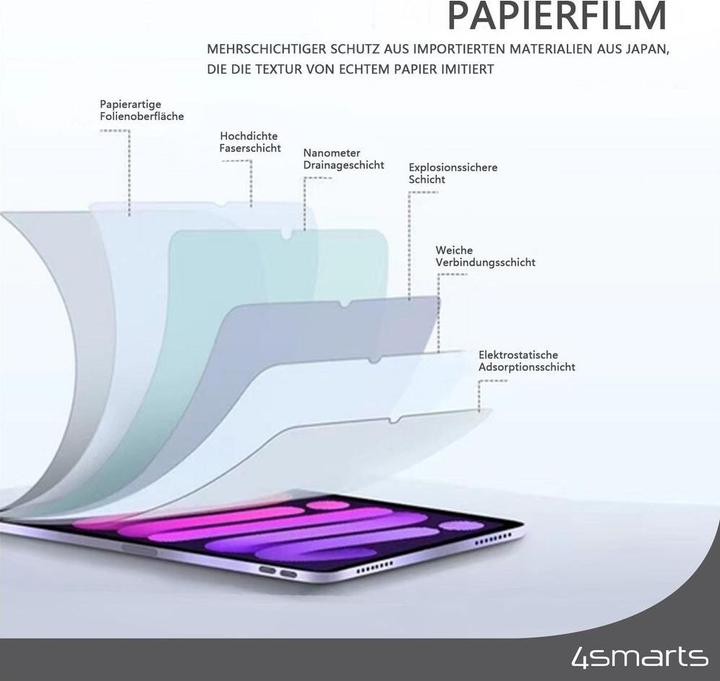 Produktbild 4smarts Screen Protector (1 Stück, iPad Pro 12.9 2022 (6. Gen))