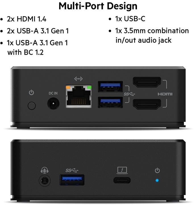 Produktbild Belkin INC002vfBK (USB-C, 8 Ports)