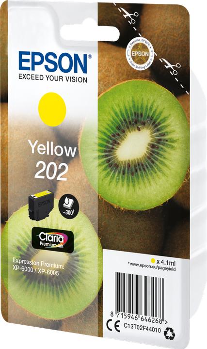 Actual product image Epson 202 Claria Premium (Y)