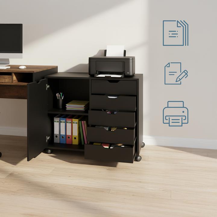 Actual product image Relaxdays office trolley