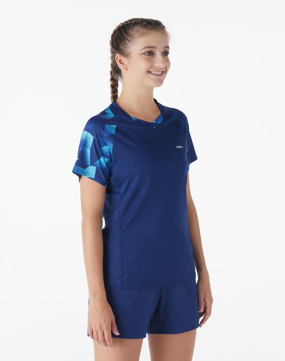 Image du produit Perfly T-Shirt Badminton Femme - 560 navy/aqua (L)