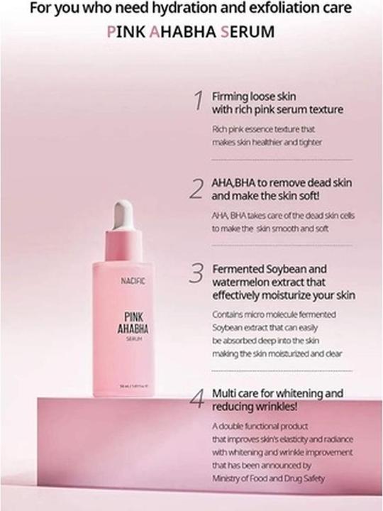 Actual product image Nacific Pink AHABHA (50 ml)