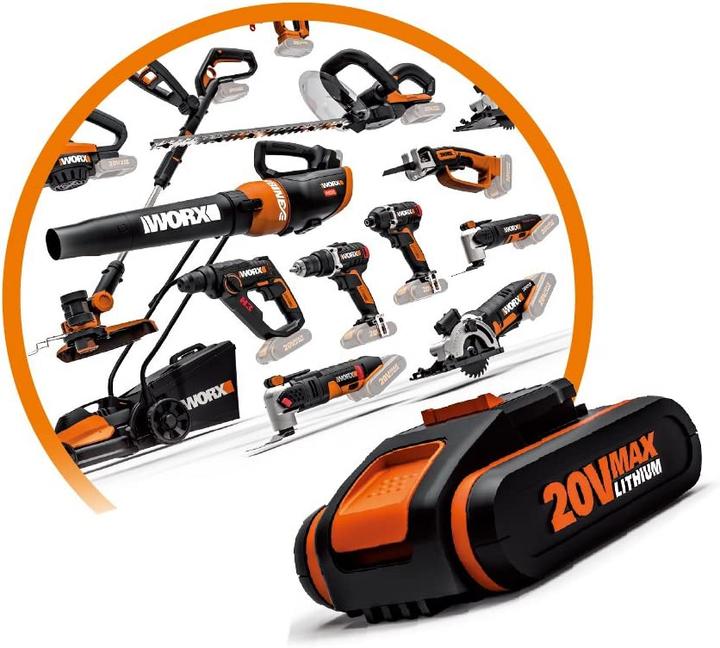 Actual product image Worx Powershare WX026.9 (1500 lm)