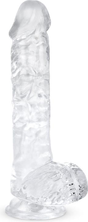 Actual product image Easytoys Jelly Dildo with Balls - 13.5 cm