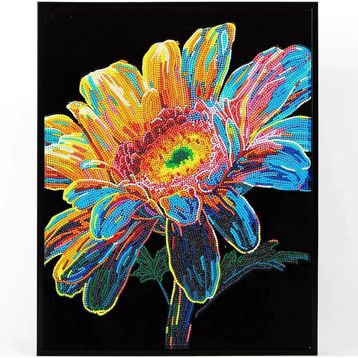 Diamond Dotz Diamond Painting Neon Gerbera