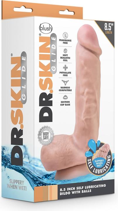 Produktbild Blush Dr. Skin 8.5inch Selbstschmierender Dildo