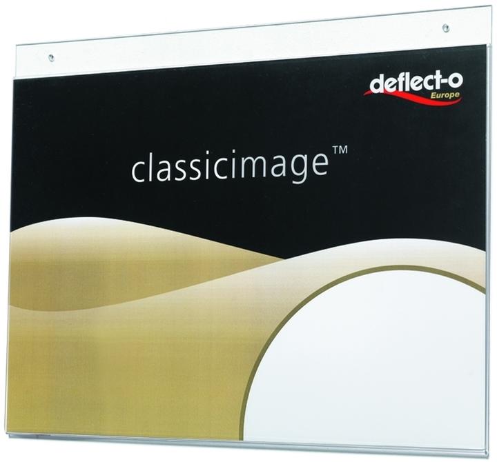 Actual product image Deflecto Wall Sign Holder "Classic Image", A4 landscape (210 x 297 mm)