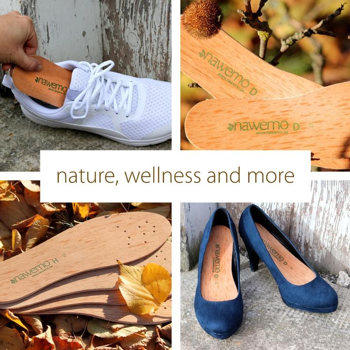 Image du produit Nawemo Semelles en cèdre Semelles intérieures pour femmes contre la transpiration des pieds 43 UE