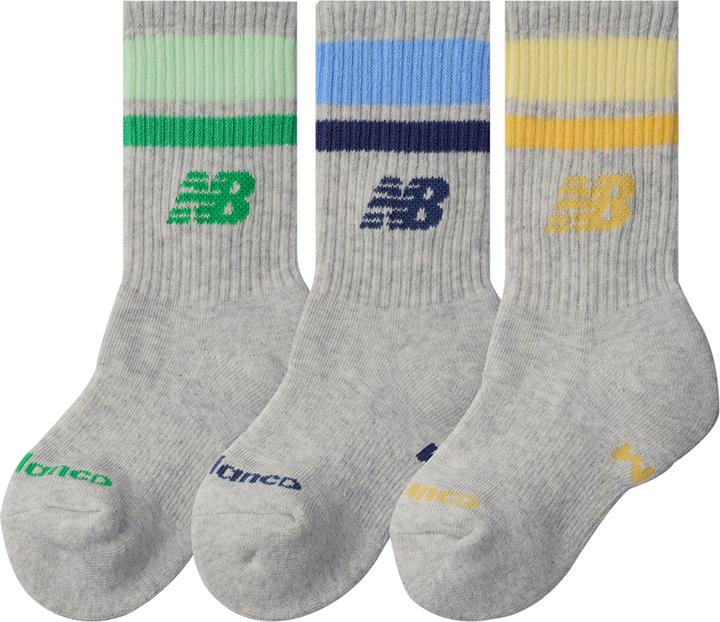 Produktbild New Balance Kids Everyday Stripe Midcalf 3 Pack (3er Pack, S)