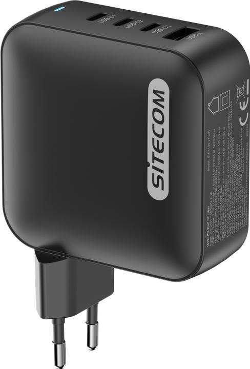Produktbild Sitecom 165W GaN Power Delivery Wall Charger oplader (165 W)