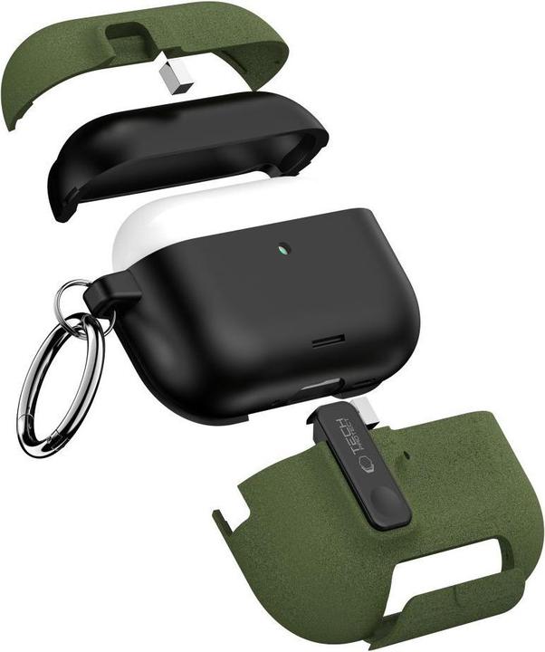 Image du produit 4Kom Headphone case Tech-Protect Apple AIRPODS PRO 3 SLIM HOOK Green (Manchon pour casque d'écoute)