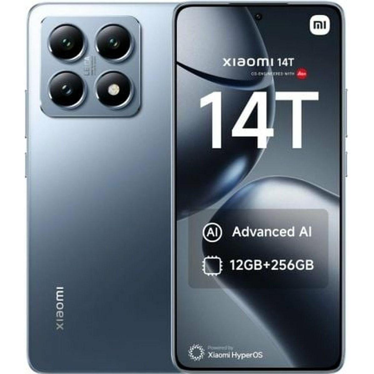 Xiaomi 14T (256 GB, Titan Blue, 6.67", Dual SIM, 5G), Smartphone, Blau