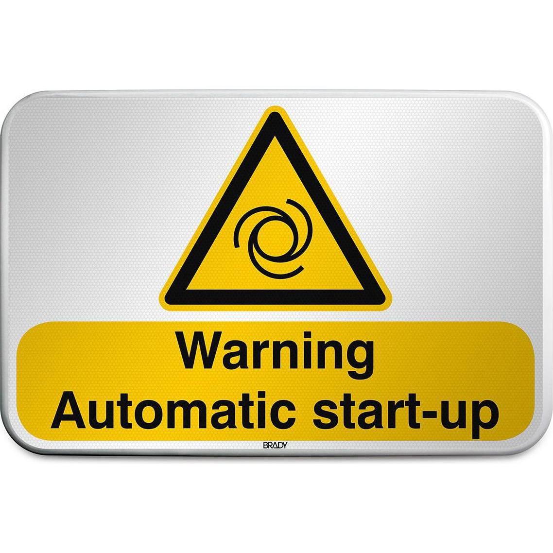 Brady, Sicherheitskennzeichnung, ISO Safety Sign - Warning