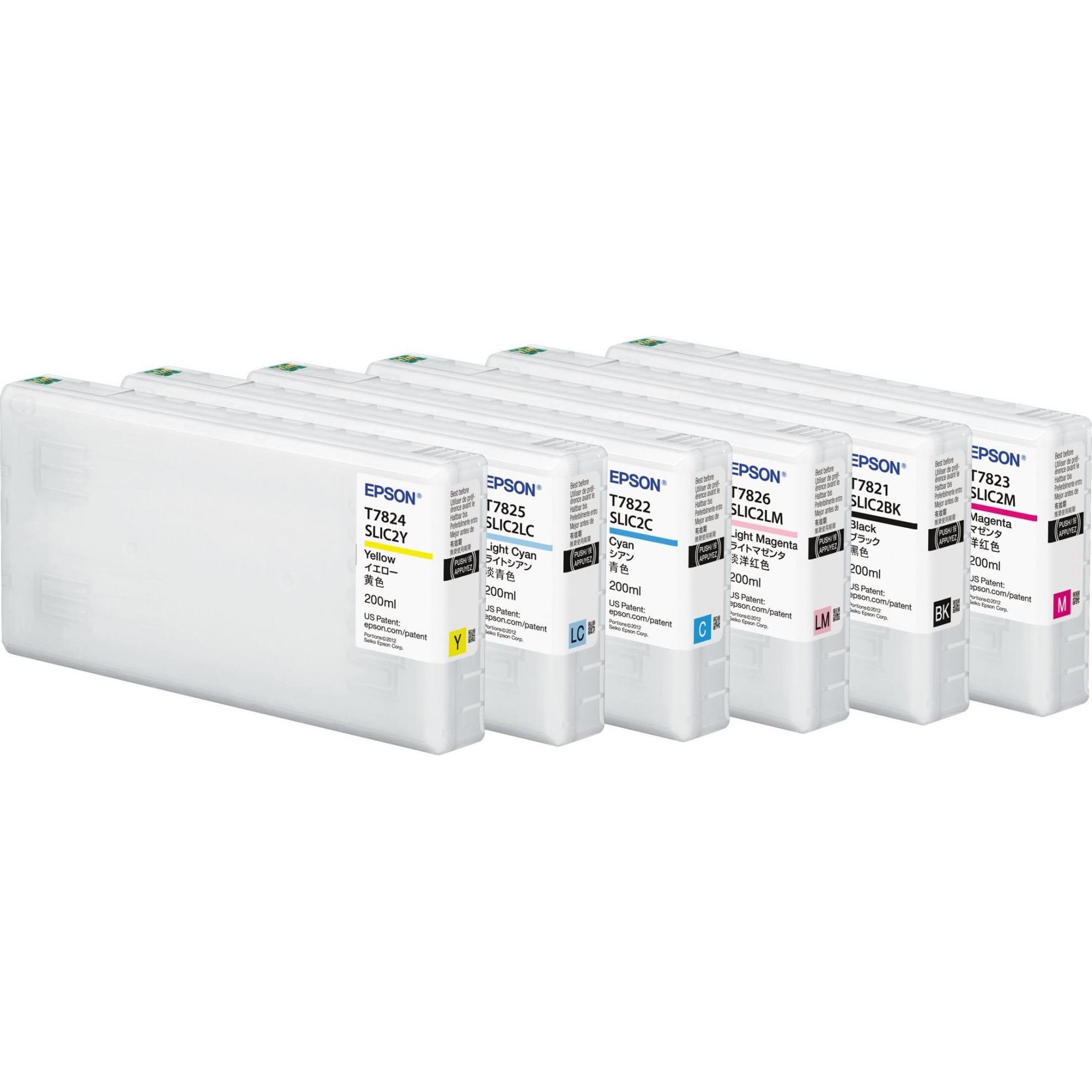 Epson, Druckerpatrone, Tintenpatrone light magenta T 782 200 ml T 7826N (M)