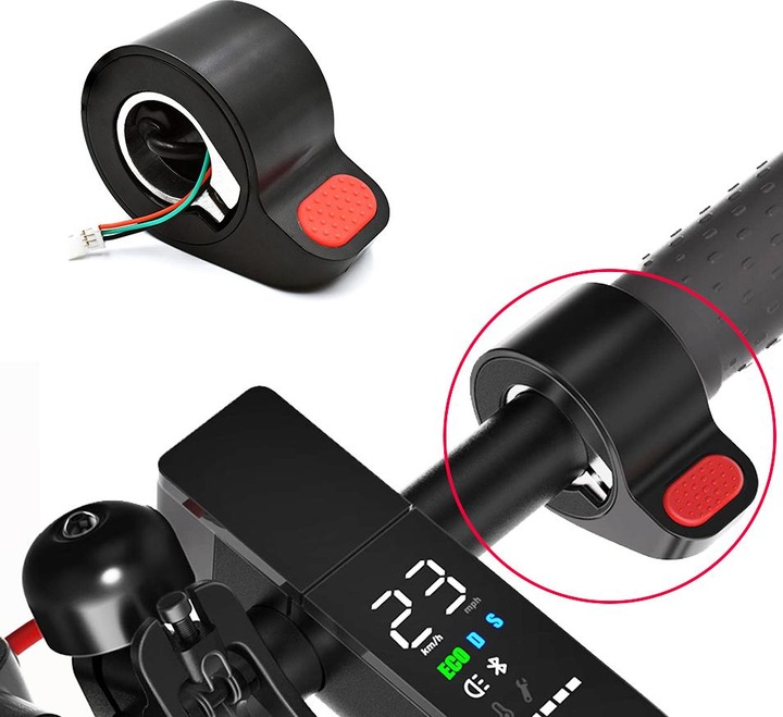 Image du produit Homava Commande de la manette des gaz/accélérateur pour Mi Scooter Pro/ Pro2/S1/Essential