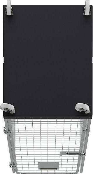 Produktbild eurokraft basic Rollbehälter mit Gitterwänden (500 kg)