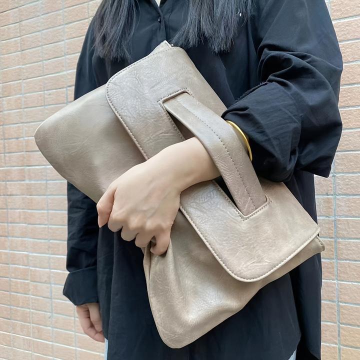 Produktbild Only-Bags.Store Mode grosse Kapazität Clutch, PU-Leder-Kartenetui, Casual Aktentasche & Umschlag Geldbörse